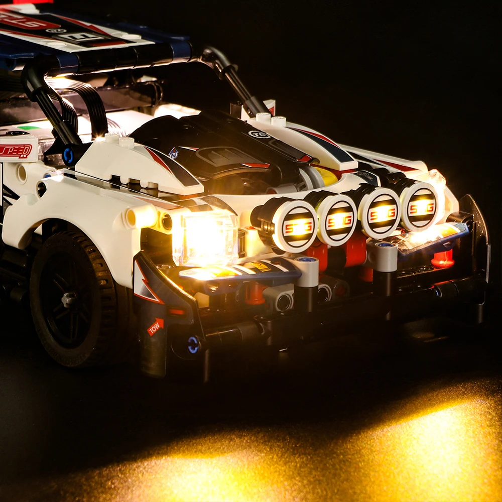 

LED Light Kit Compatible For 42109 Top Gear Rallyed Car Building Blocks For Light Up (Only LED Light, No Block Kit)