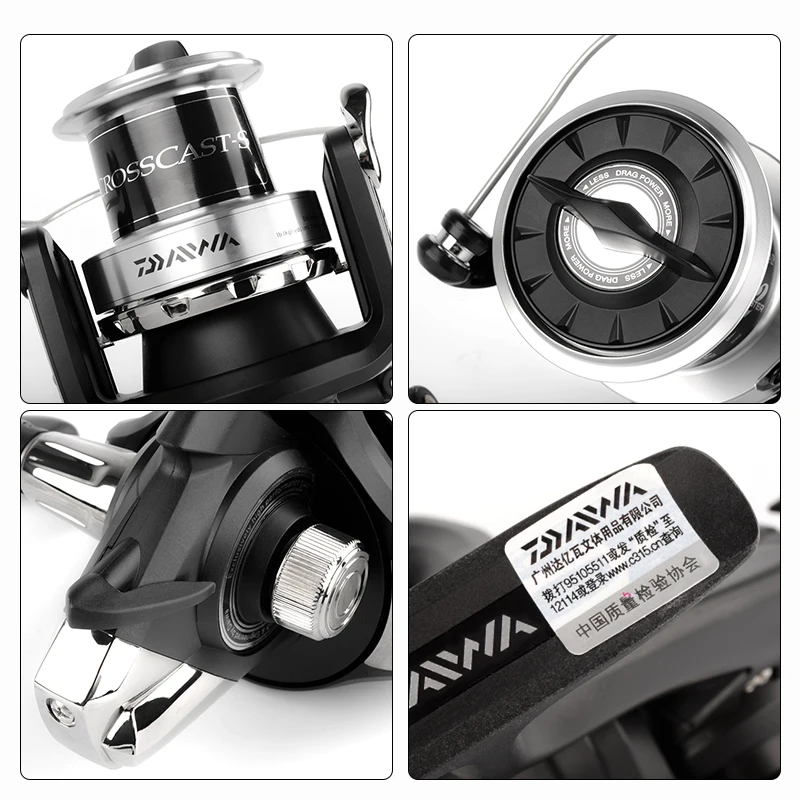 Катушка рыболовная DAIWA CROSSCAST S 5000/5500/6000 3 + 1BB 4 9: 1Max 15 кг|Рыболовные катушки| |