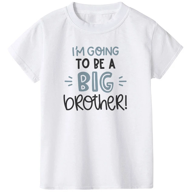 I'll a Big Brother/летние детские Топы повседневные блузки с короткими рукавами для мальчиков, футболка летние футболки, одежда, модная футболка