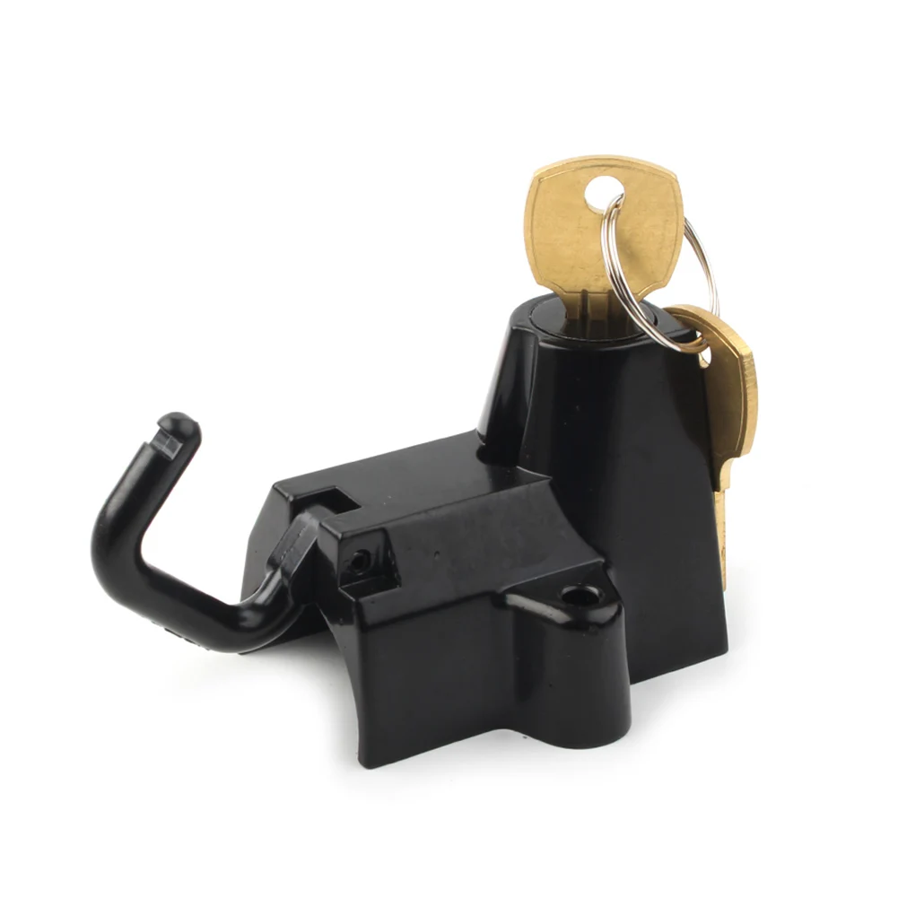 

Motorcycle Helmet Lock For Harley Davidson Softail Road King Fat Boy Crusier Chopper Custom Bike with 7/8"- 1 1/4" bar Black