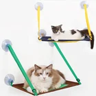 Гамак для домашних животных, подвесное сиденье с креплением на окно, на присоске, для кошек