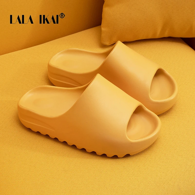 Женские пляжные туфли LALA IKAI разноцветные сандалии из ЭВА на толстой платформе