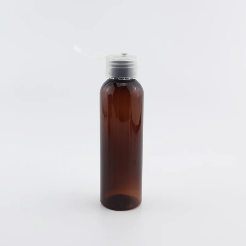Brown Bottle Clear 120 мл X 40 черный медицинский контейнер пластиковая бутылка с откидной верхней крышкой пустые бутылки для жидкого мыла флакон для шампуня и лосьона 4 унции - Цвет: Brown Bottle Clear