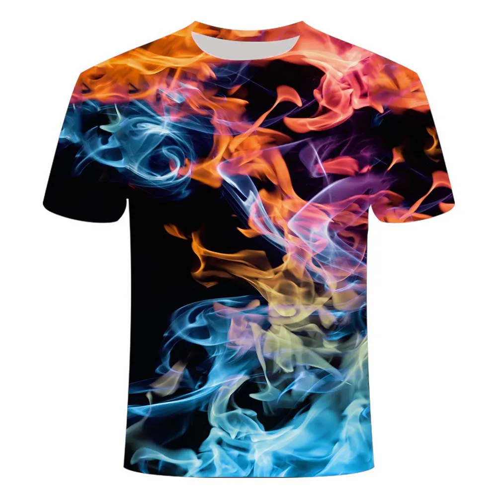 

Fun 3D graphics T-shirt casual men's T-shirt summer fashion tops breathable O-neck shirt T-shirt men's plus size streetwear