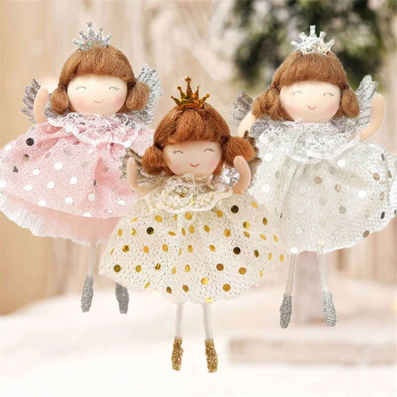 

Navidad 2021 New Year 2022 Gifts Cute Christmas Angel Doll Noel Xmas Tree Decor Pendant Ornaments Christmas Decorations for Home