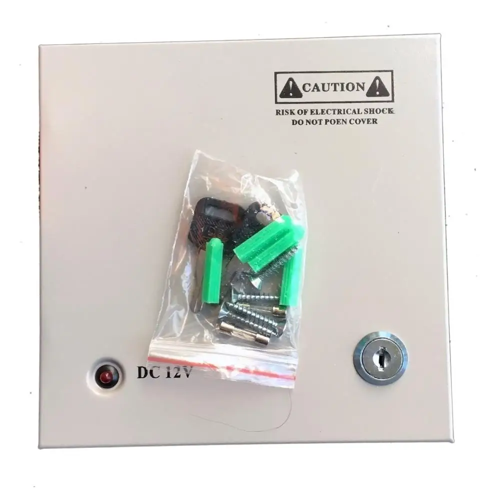 cctv power supply 4ch port box distributed power supply for cctv dvr security system and cameras output 12v 5a 60w maximum free global shipping