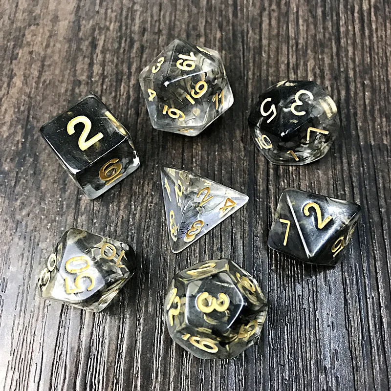 Веселые кости высокое качество многогранная Туманность 7 шт./компл. игра DnD и