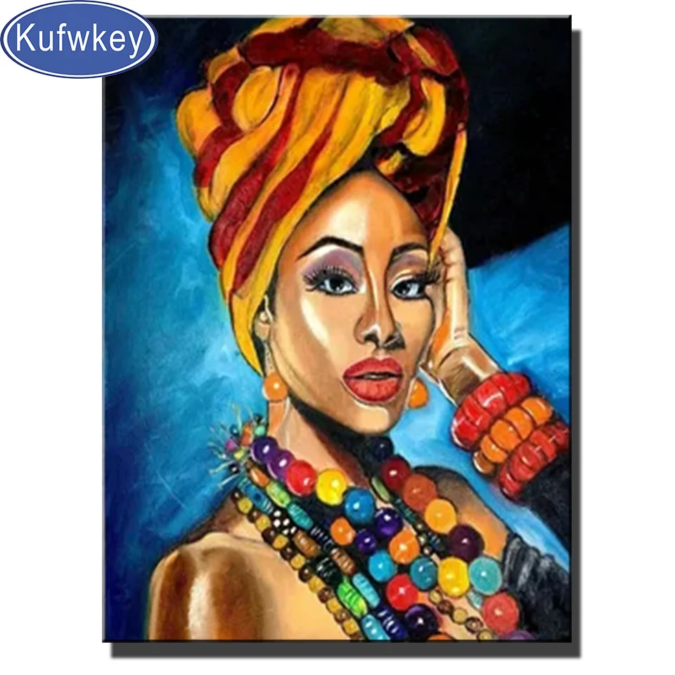 

Набор для алмазной вышивки «фэнтезийная Африканская женщина»