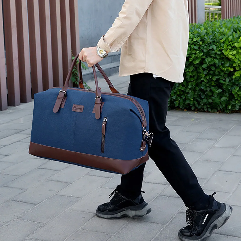 GNWXY Retro Canvas Large Capacity Travel Bag Crossbody Shoulder Bag Carry On Luggage Bags Weekend Tote Sports Bag Dropshipping