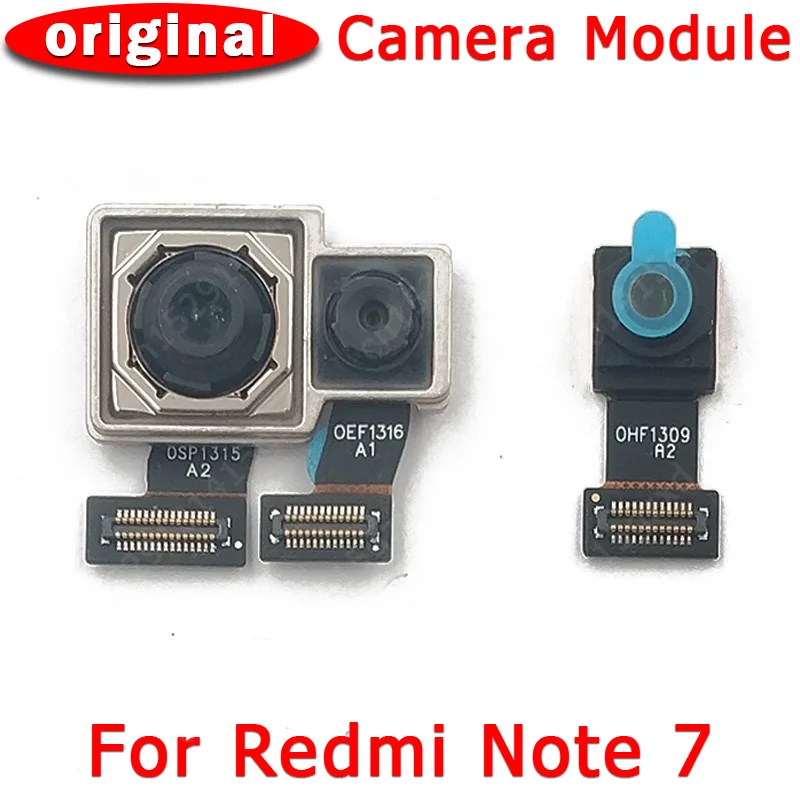 Оригинальная фронтальная и задняя камеры для Xiaomi Redmi Note 7 Pro модуль основной