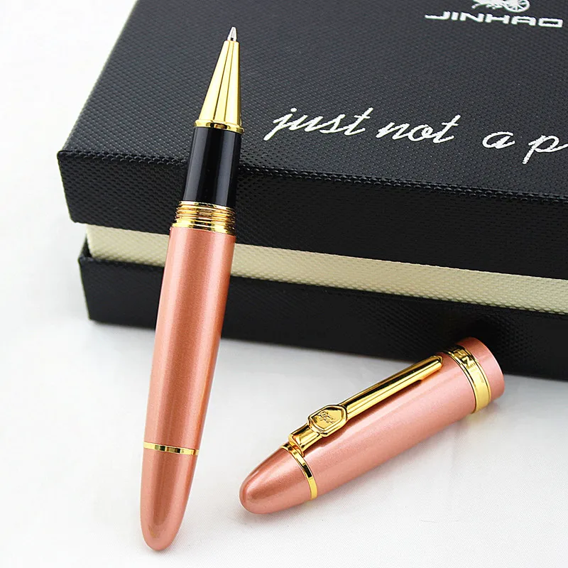 JINHAO 159, черная Золотая клипса, роскошная, улучшенная, для бизнеса, офиса, для подписи, Ручка-роллер, новые, письменные принадлежности офисная, шариковая ручка - Цвет: D