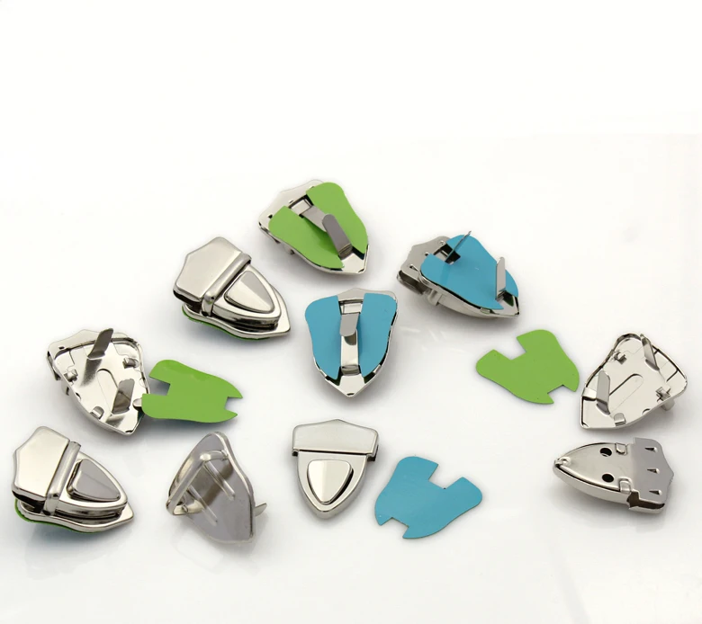 

3 PCs/Set Iron Based Alloy Purse Handbag Clasps Silver Bag Buckle Clasp For Handbags Shoulder Bags Purse Accessories DIY Craft