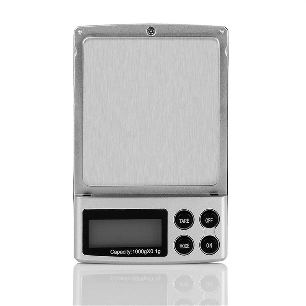 

Digital Pocket Scale Jewelry Electronic Gold Silver Grain Gram Pocket Size Herb 1000g x 0.1g Size
