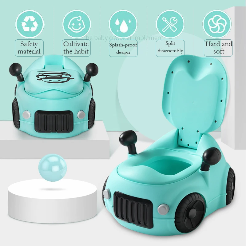 Новый детский туалет с выдвижными ящиками унитаз мультяшным автомобилем