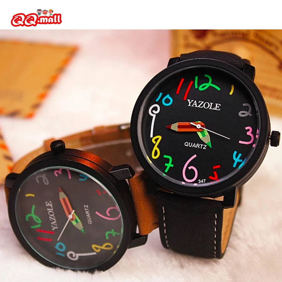 

Часы наручные Yazole Reloj Для мужчин и женщин, модные дизайнерские для пар, подарок для влюбленных, ручная работа