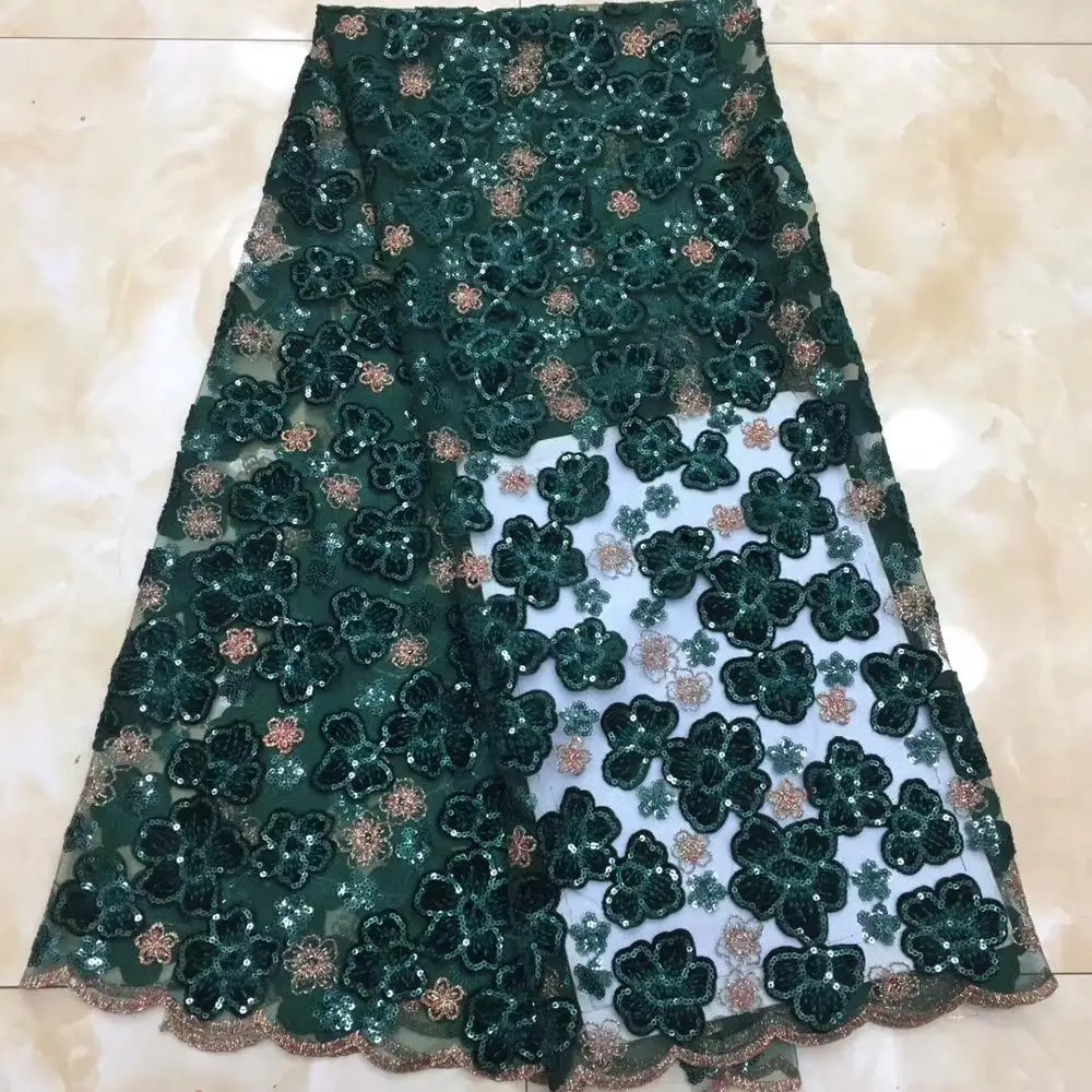 Новый Африканский тюль кружевной ткани высококачественный бархат кружева с