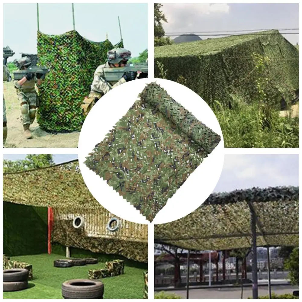 

New Camo Netting Camouflage Net Mesh Blind for Sunshade Party Decoration Camping Outdoor Camo Netting Dropshipping 20x13ft 2-6m