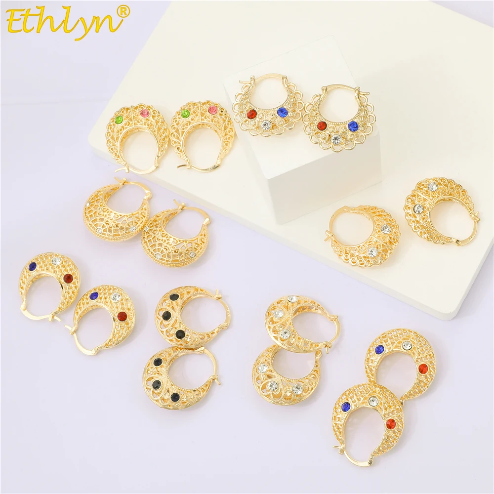 

Классический золотой цвет, бриллианты для женщин, разразразы, зажимы, драгоценности, арабский Ближний Восток, подарок MY338