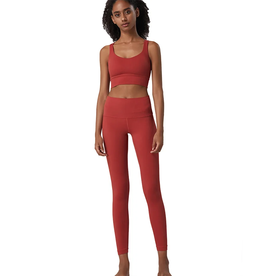 Бесшовные комплекты для йоги PS женская одежда спортзала комплект из 2 предметов