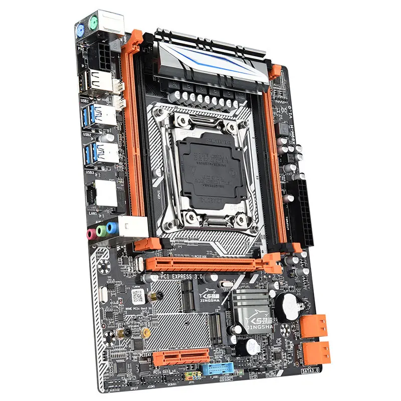 X99 DDR4 DIMM набор материнских плат с Ксеон E5 2630 V3 LGA2011 3 Процессор 2*8 ГБ = 16 Гб PC4