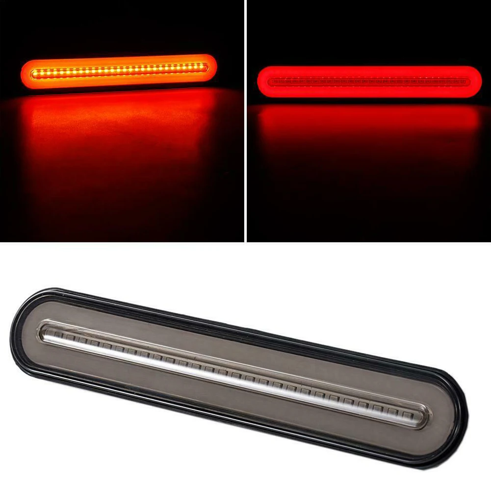 

Bar LED Tail light Flowing Rear Replacement 12-24V Bright PC+ABS Turn Signal