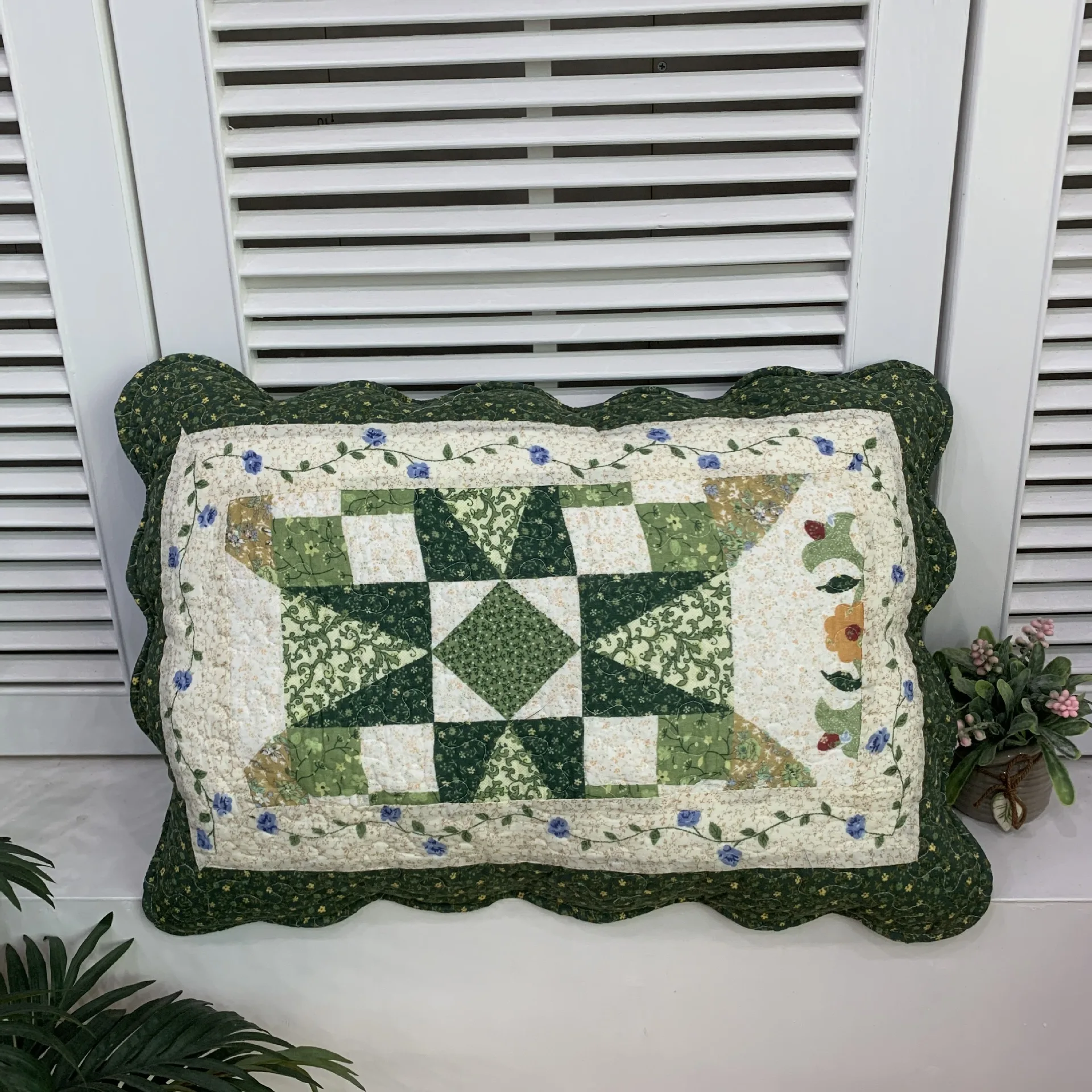 

2 шт., хлопковый стеганый чехол-подушка 50*70