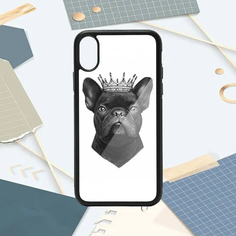 

Pug French Bulldog animal Phone Case PC for iPhone 11 12 pro XS MAX 8 7 6 6S Plus X 5S SE 2020 XR