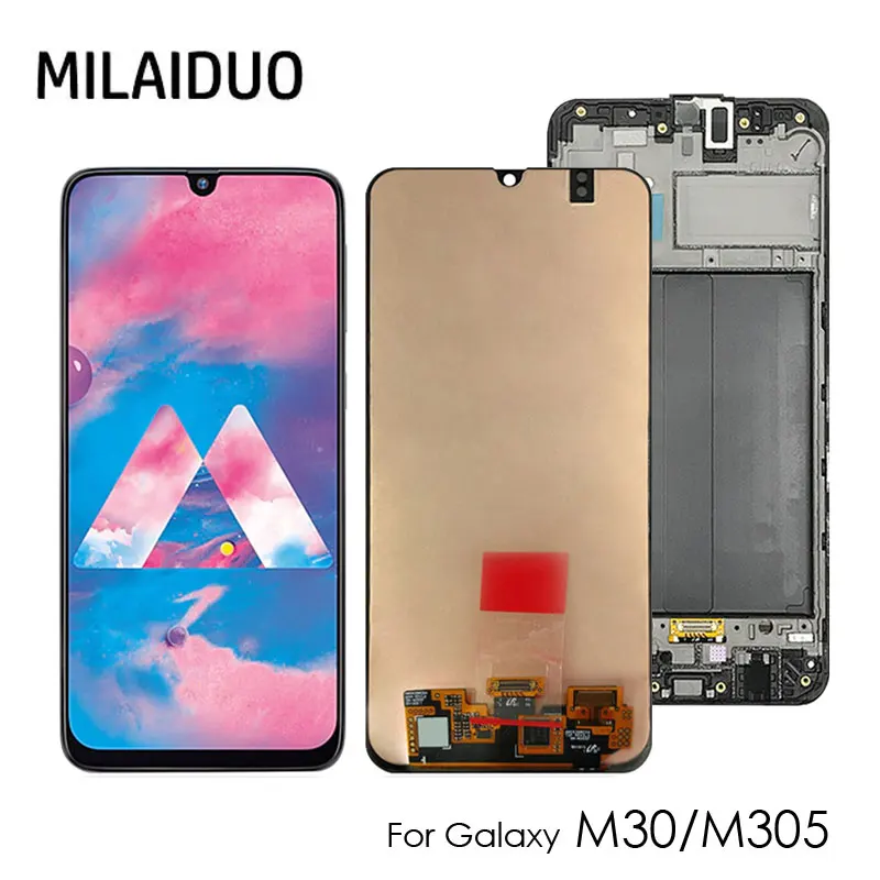 ЖК дисплей Incell TFT /AMOLED для Samsung Galaxy M30 M305 экран с дигитайзером в сборе M30s M307 сменный