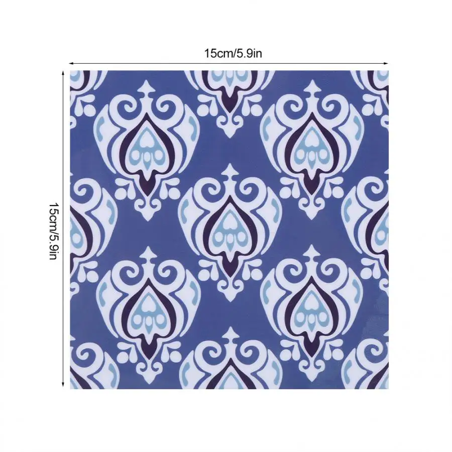 Настенное украшение водостойкая напольная наклейка 10 шт. нескользящая плитка