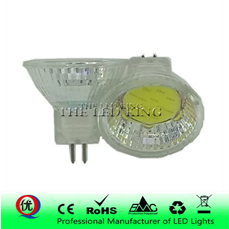1 шт./лот высокомощное освещение MR11 12 В Вт диммируемая Светодиодная лампа