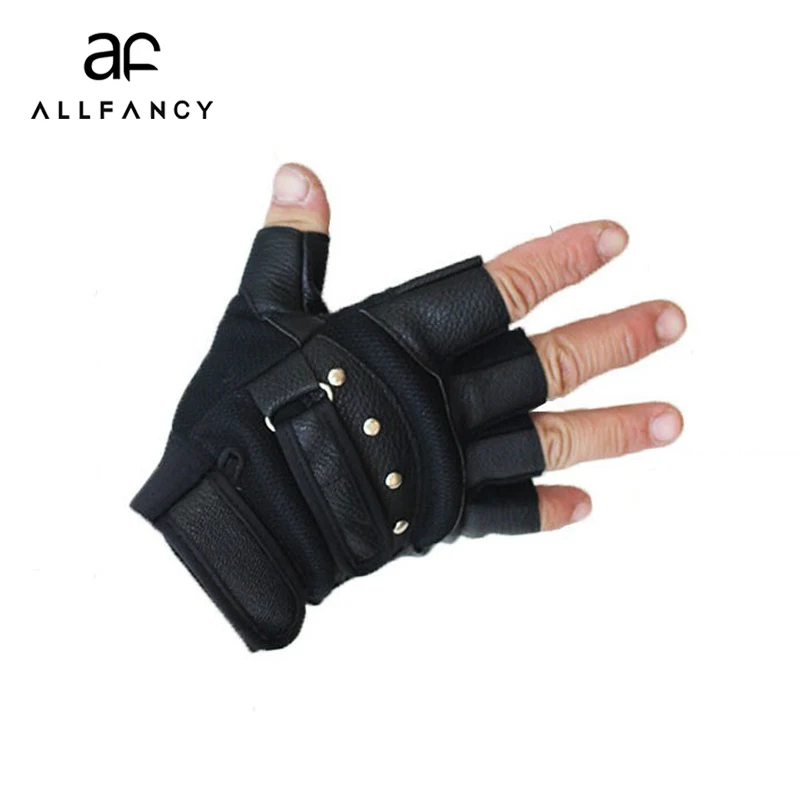 ALLFANCY Перчатки для фитнеса солнцезащитные Нескользящие мужские гантели занятий