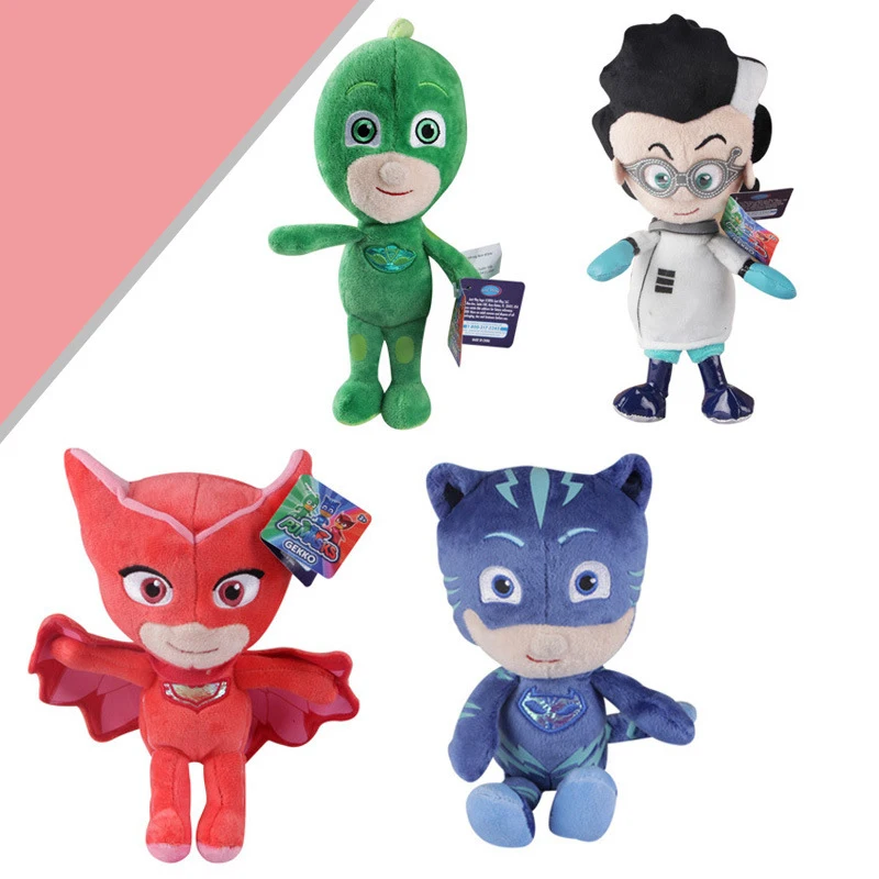 4 шт./компл. PJ маски оригинальные модели игрушек 20 см Мультяшные фигурки Pj Catboy Owlette