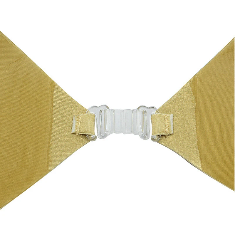 Силиконовый самоклеящийся бюстгальтер с эффектом пуш-ап невидимый открытой