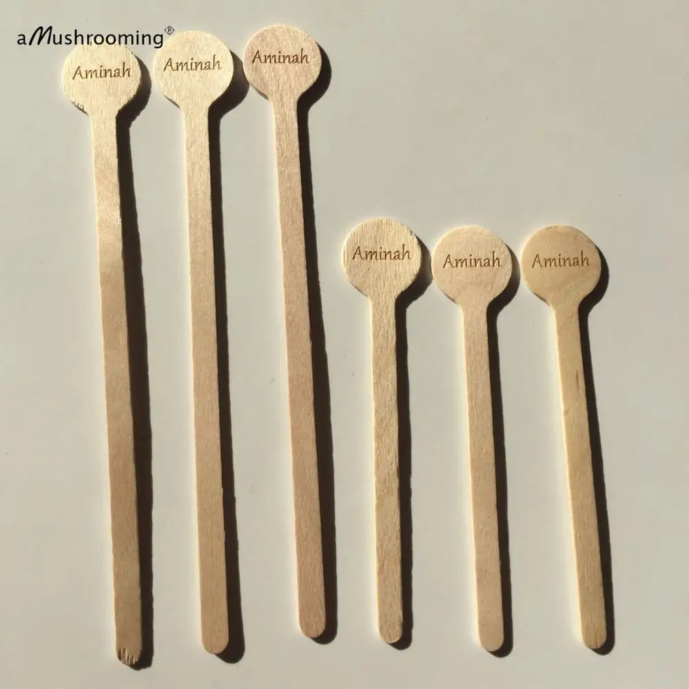 Персонализированные палочки Swizzzle для свадебной Декорации приема имена гостей