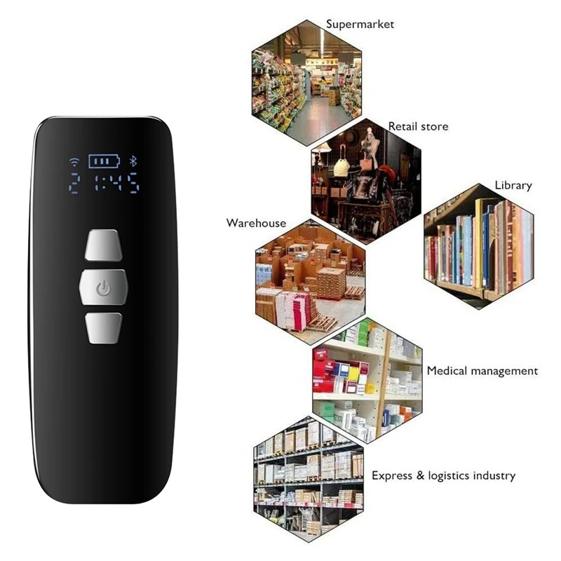 Сканер штрих кода 1D 2D QR PDF417 со кодом USB проводной/Bluetooth/2 4G беспроводной для iPad iPhone