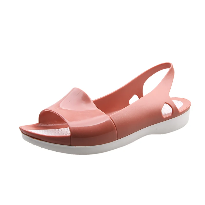 

2021 women Beach Sandals Breathable Clogs Wedge Sandals valentine slippers summer slip on women Peep Toe shoes Sandalias Mujer