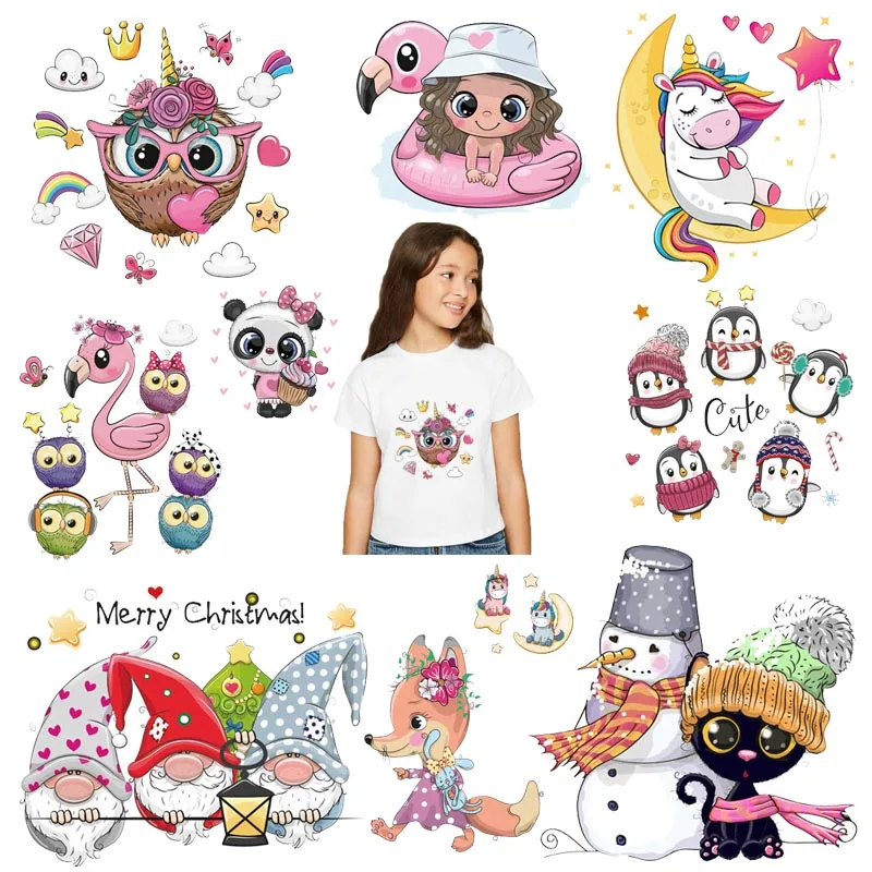 Термонаклейка для детской одежды Виниловая аппликация с милыми маленькими