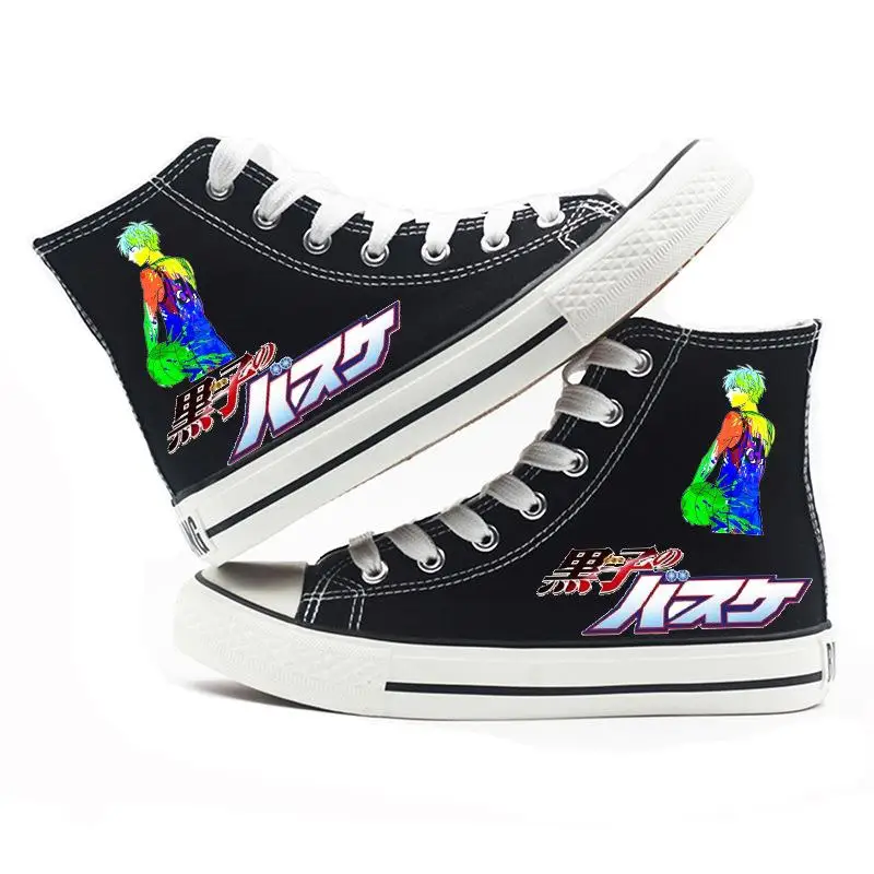 Холщовые кроссовки Kuroko без корзины Tetsuya Plimsolls обувь на шнуровке в стиле преппи