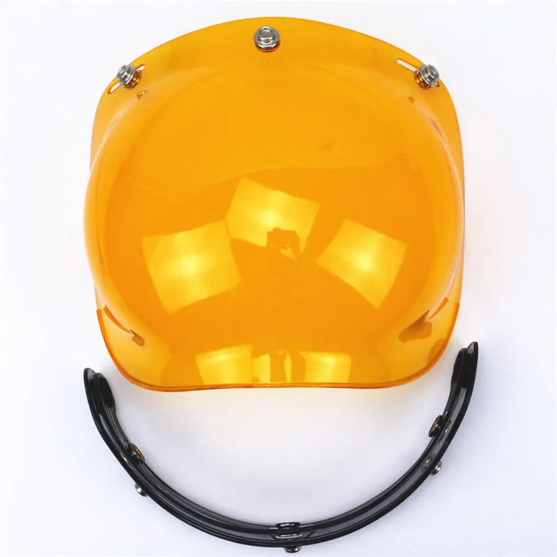 

12 Colors Vintage Durable Windshield Motorcycle Lens Bubble Visors Wind Shield Helmet Visor Retro Windscreen