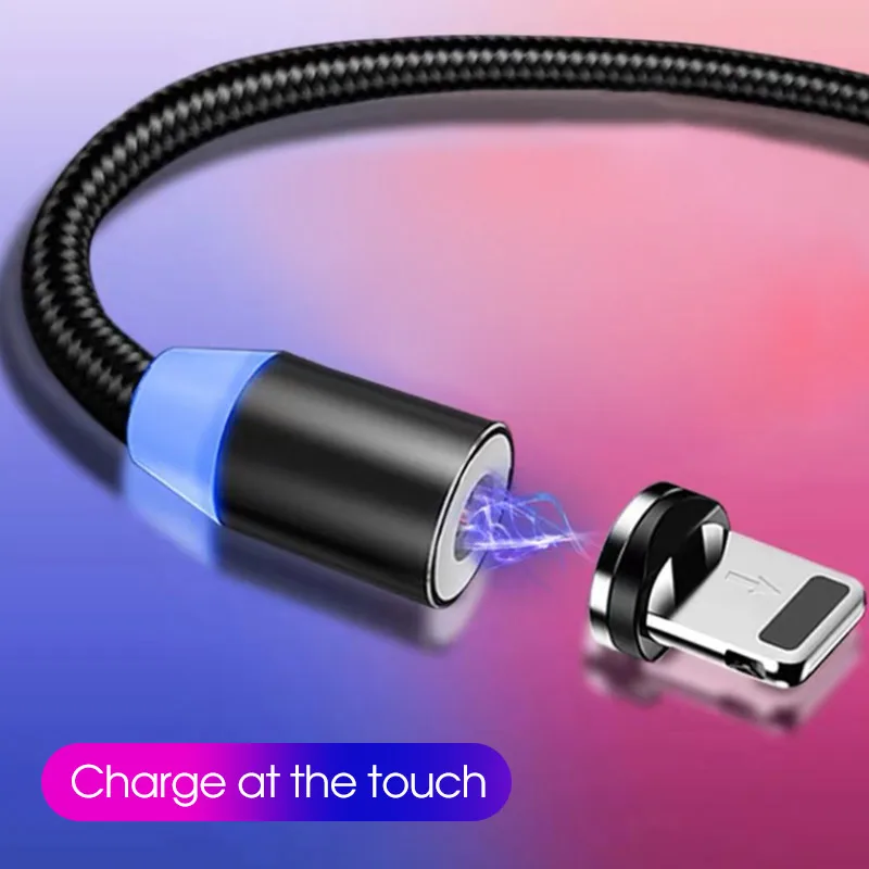 Кабель Micro USB Type C магнитный кабель для мобильного телефона iOS iPhone Xiaomi Android