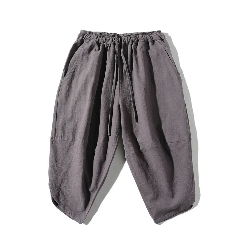 Мужской костюм 4 цветов Повседневная льняная футболка с V-образным вырезом и