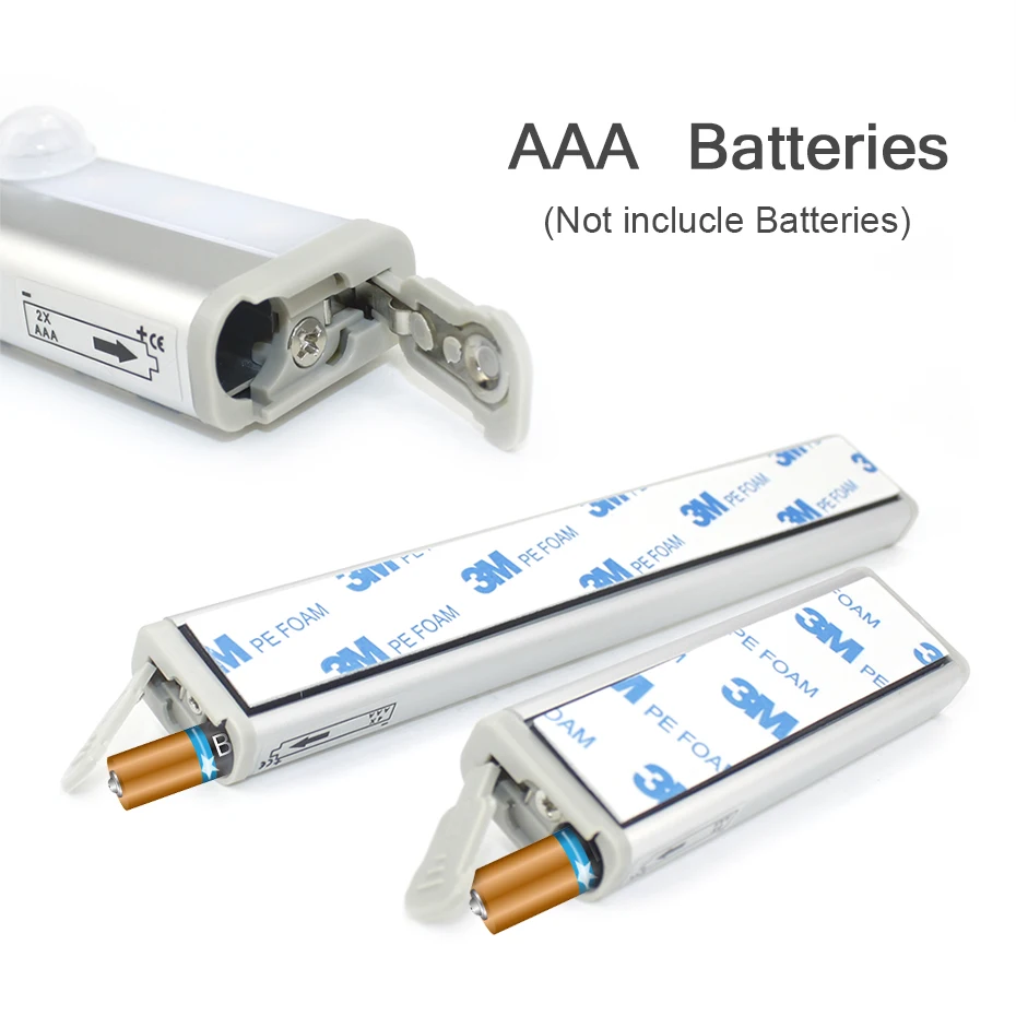 Движения PIR Сенсор светодиодный шкаф светильник 6 /10 s Автоматический для одежды с