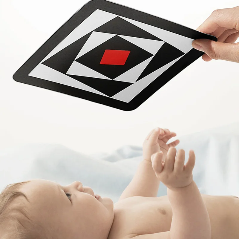 

Black White Color Cards Montessori Preschool Early Educational Baby Visual Training Animal Food Flashcards For Children I1942H