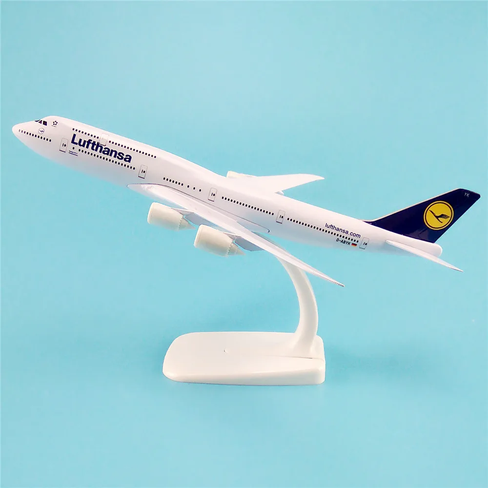 20 см модель самолета из металлического сплава немецкий Air Lufthansa Airways Boeing 747 B747 400
