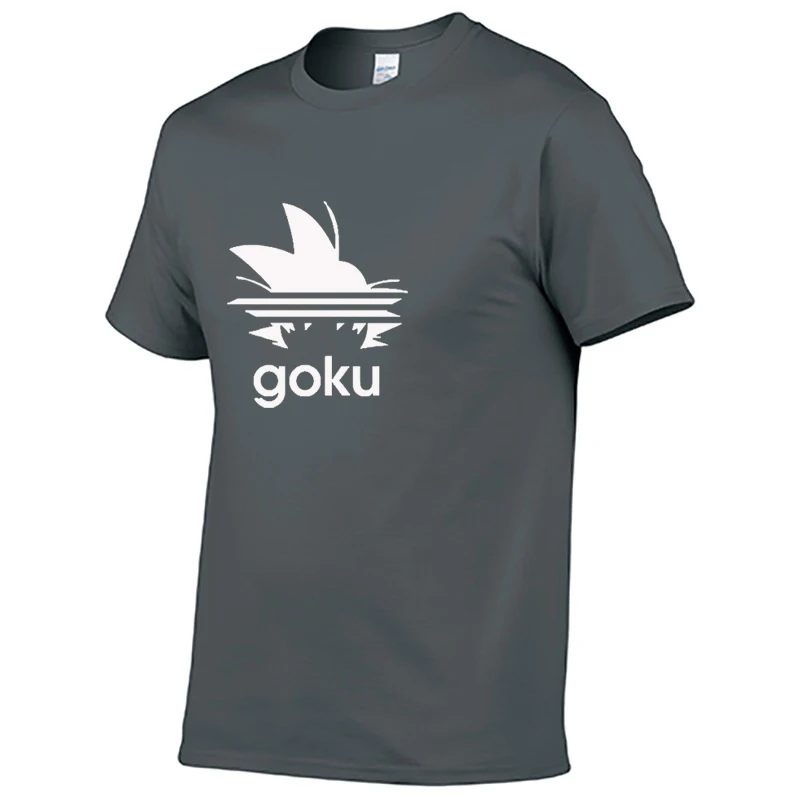 Dragon Ball Z футболка Goku Мужская рубашка с коротким рукавом и О-образным вырезом