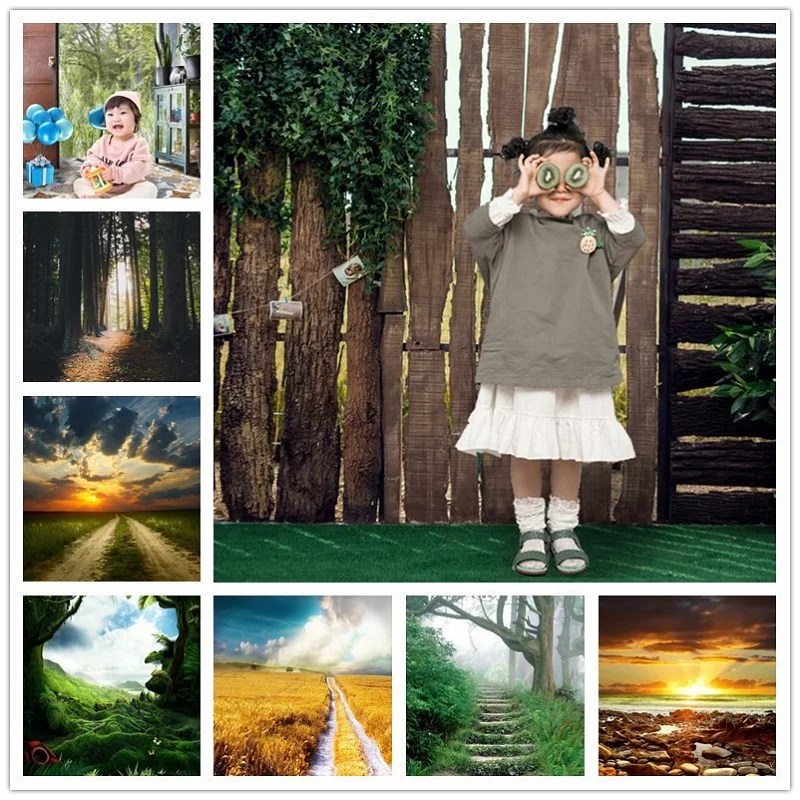 Виниловый фон Nitree для фотосъемки с изображением уличного Пейзажа студийной