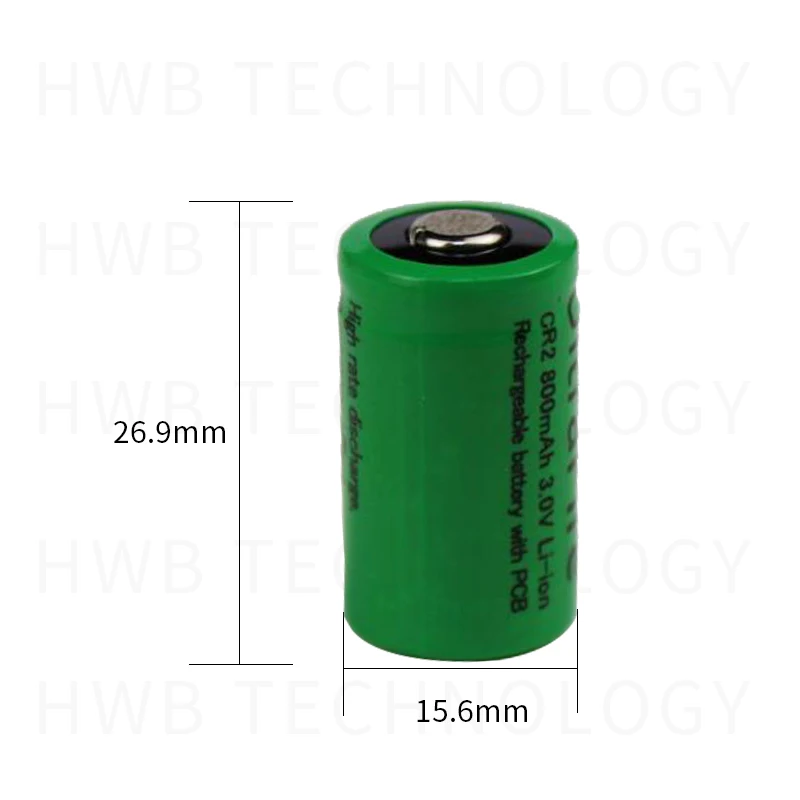 2 шт. Новинка 3V CR2 15270 800mah перезаряжаемые батареи Цифровая камера сделан