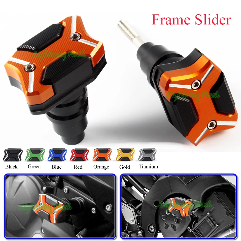 

1 Pair For Yamaha MT09 MT-09 Motorcycle Falling Protector Frame Sliders Left Right Side Frame Anti Crash Pads Protection Slider