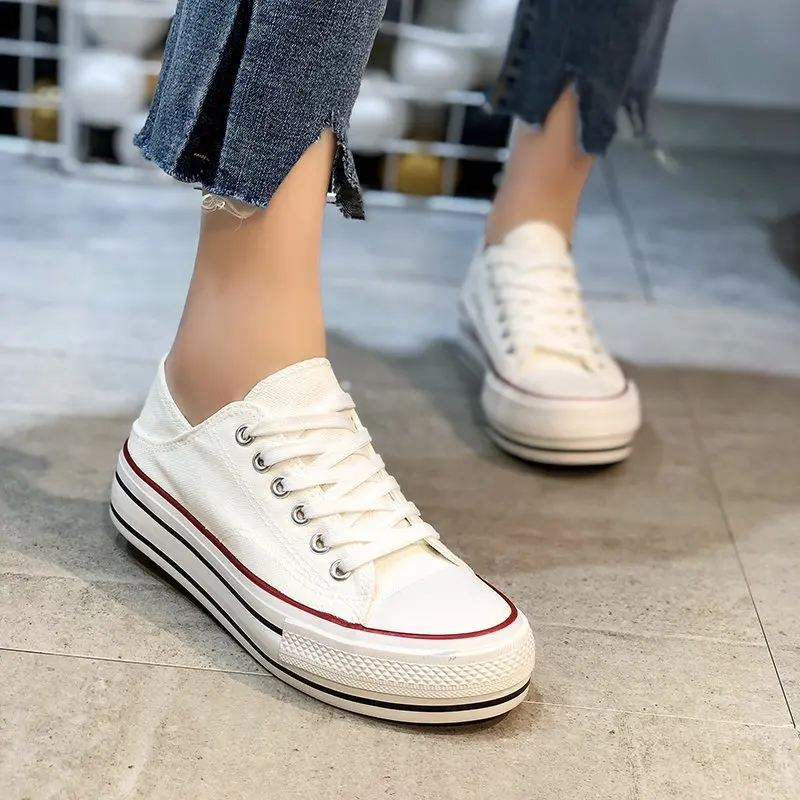 

Новинка весна-лето 2021, эспадрильи, мягкие и удобные женские черно-белые универсальные базовые толстые подошвы