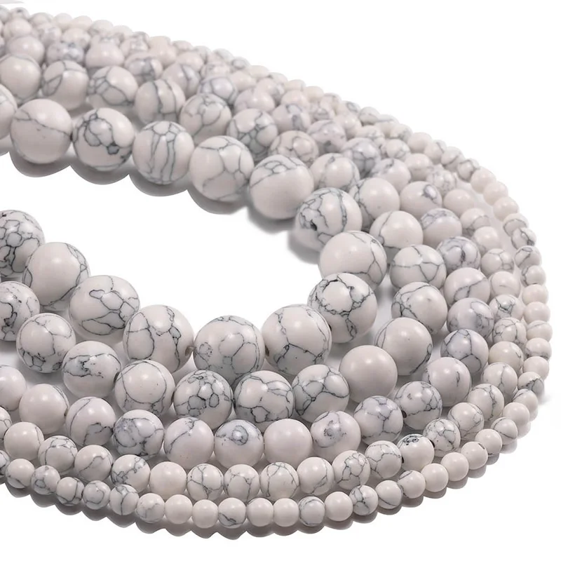 Бирюзовый морской осадок бусины из натурального камня россыпью для изготовления